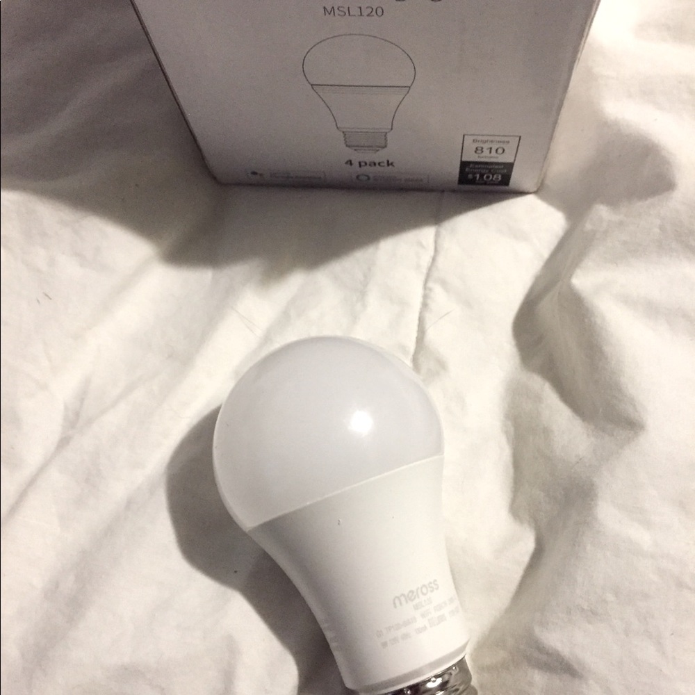 Smart WiFi LED Light Bulb Color Changing 4 Pack - Picture 2 of 3